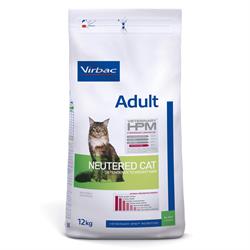 Virbac HPM Adult Neutered Cat. Kattefoder til neutraliserede voksne (dyrlæge diætfoder) 12 kg